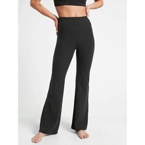 Athleta Elation High Rise Flare Pants Leggings Black Large